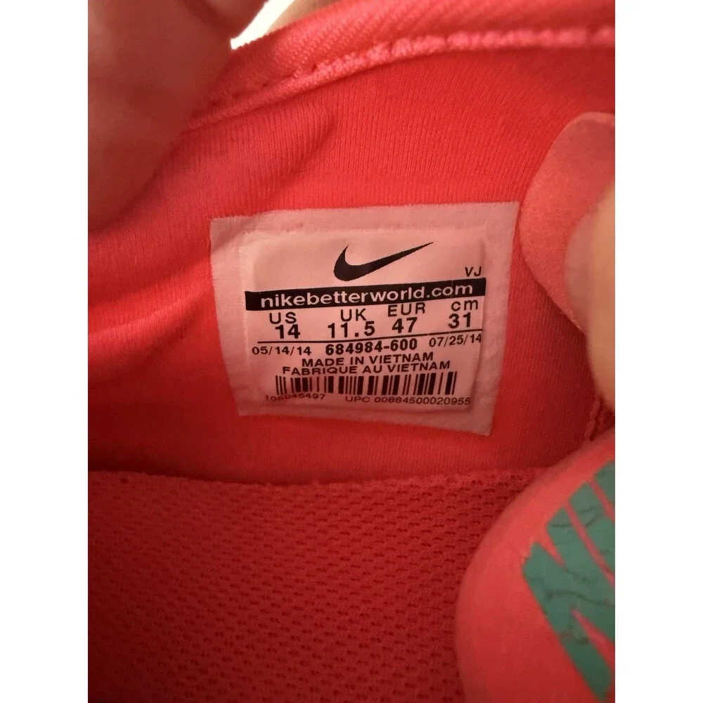 Nike Zoom Fit Agility Hyper Punch Womens Run Shoes 684984-600 Size 14